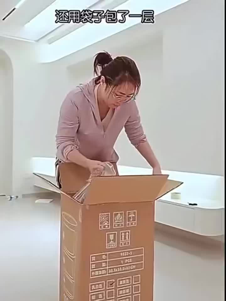 LumiStack Acrylic Bedside Table – Modern and Practical Storage