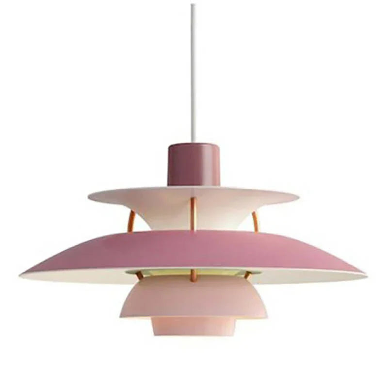 Morandi Modern LED Pendant Light with Shade