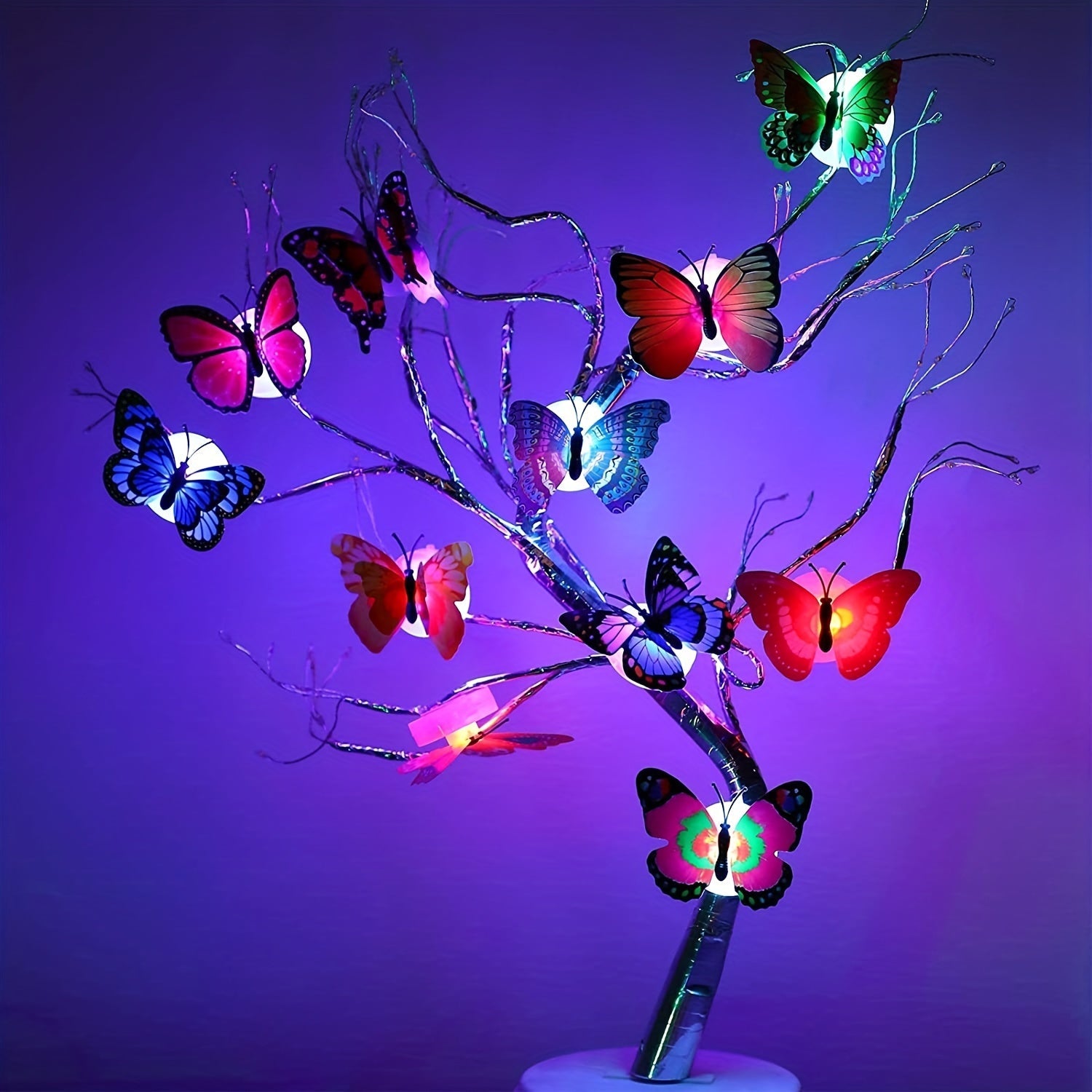 ButterflyGlow LED Lamps - Magical 3D Butterfly Ambient Lighting