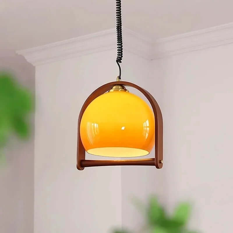 Wooden Pendant Light - Bauhaus Design