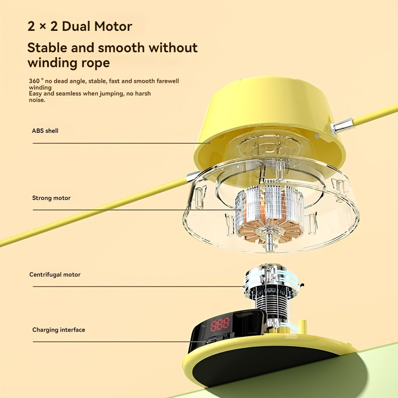 JumpSmart Electronic Skipping Rope – Wireless with Digital Counter and Remote Control