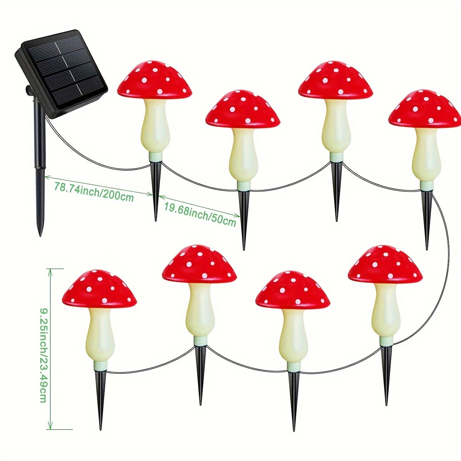 Magical Garden Mushrooms - Playful Lighting for Outdoors