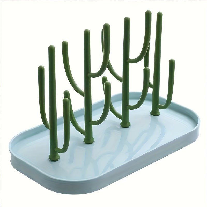 Cactus-Shaped Baby Bottle Drying Rack - Practical and Stylish for Baby Accessories