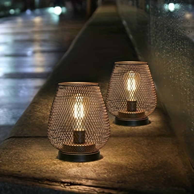 RusticMesh Table Lamp Set – Industrial Style and Atmospheric Lighting