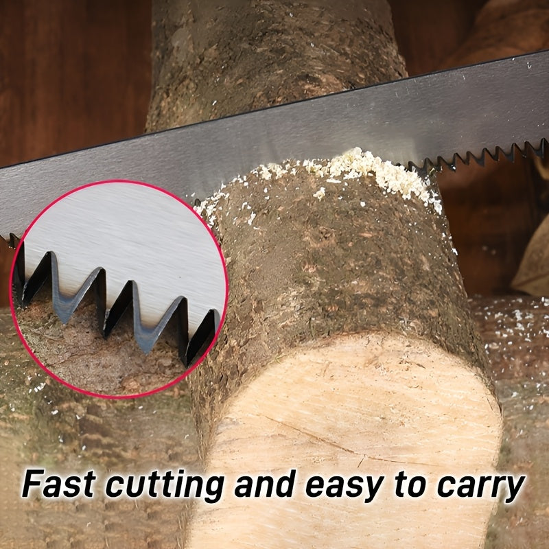 360° Extendable Folding Saw - Robust and Efficient for Gardening and Camping