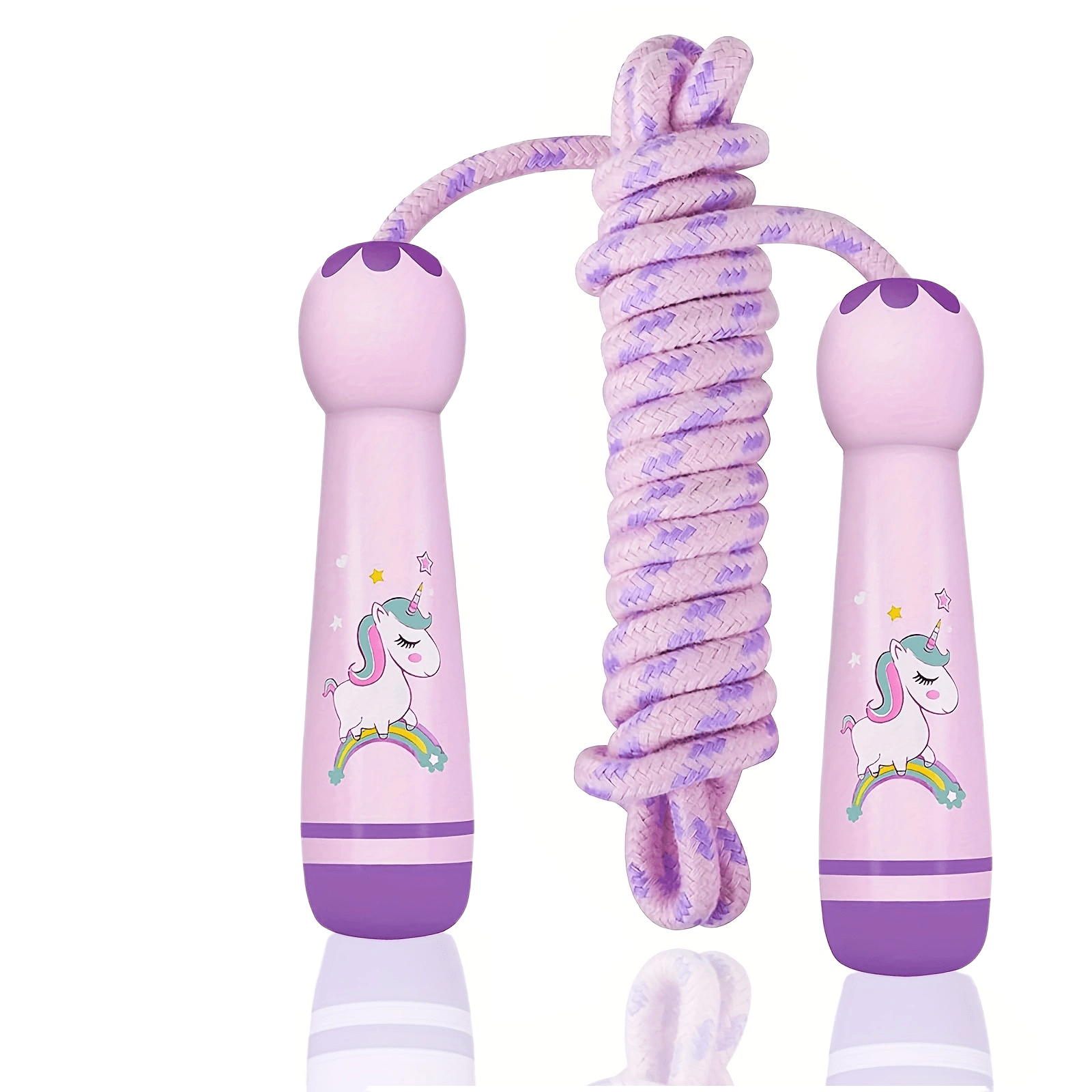 Unicorn Jump Rope - Fun Jump Rope for Children with Wooden Handles