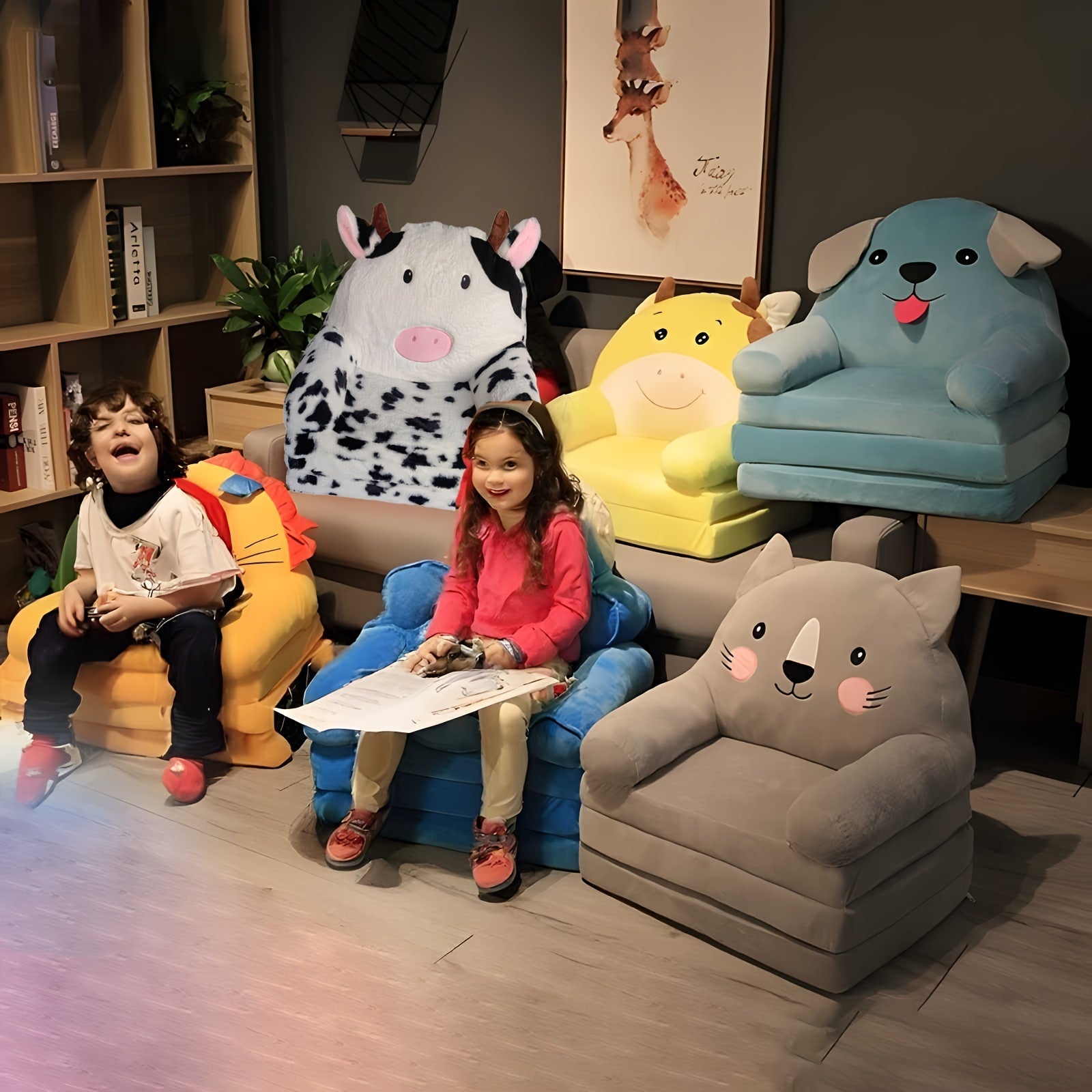 Cozy Folding Sofa for Children - For Play and Relaxation
