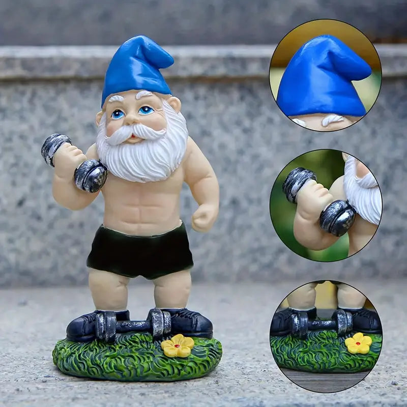 Sporty Dwarfs - Funny Garden Statues for a Playful Atmosphere