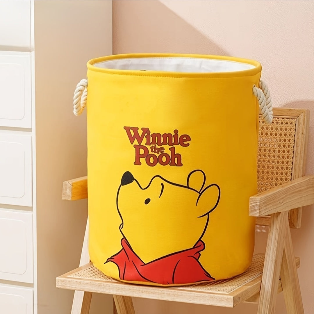 Foldable Laundry Basket with Stitch Theme – Ideal for Laundry and Toy Storage