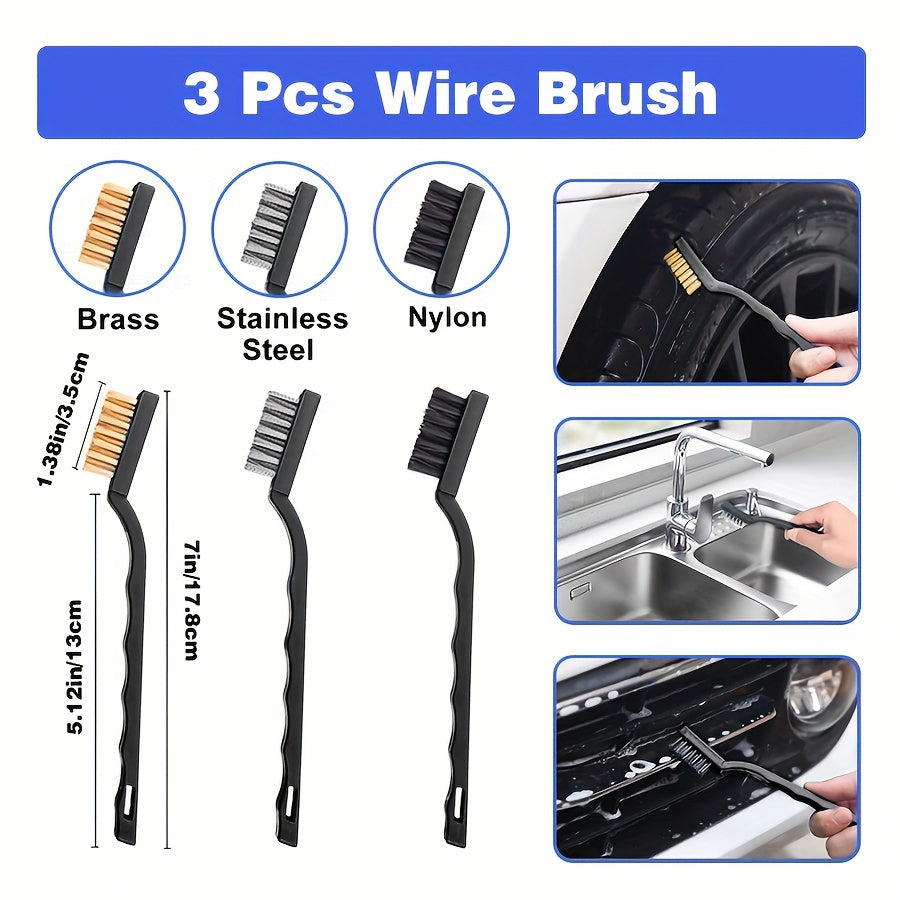 Multifunctional Car Wash Brush Set – Complete and Practical