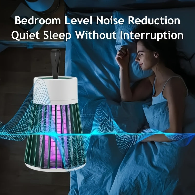 Rechargeable Mosquito Lamp – 360° UV Electric Shock Insect Killer