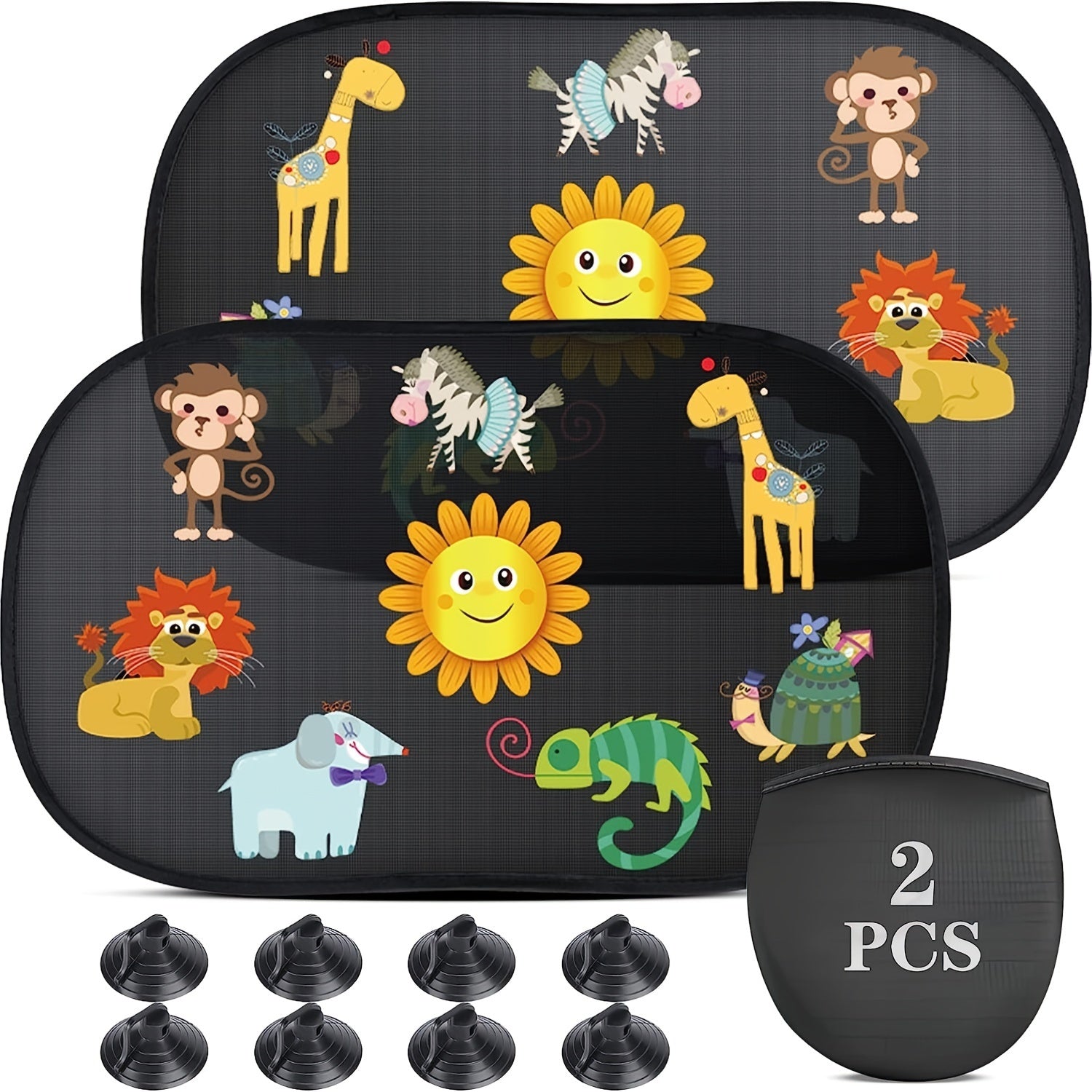 Sunny Animal Adventures Sun Shades – Protective and Fun for the Car