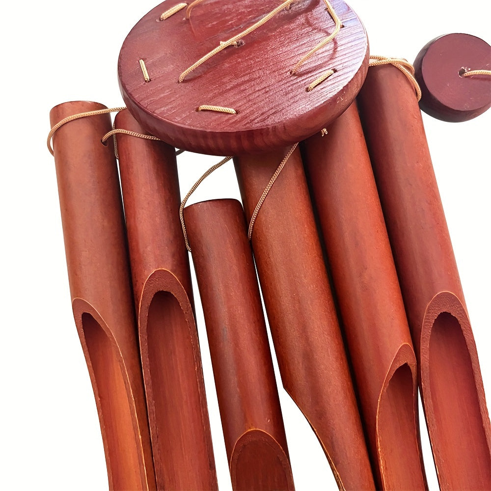Handmade Bamboo Wind Chime – Ideal for Outdoors and Indoors with Soothing Sounds