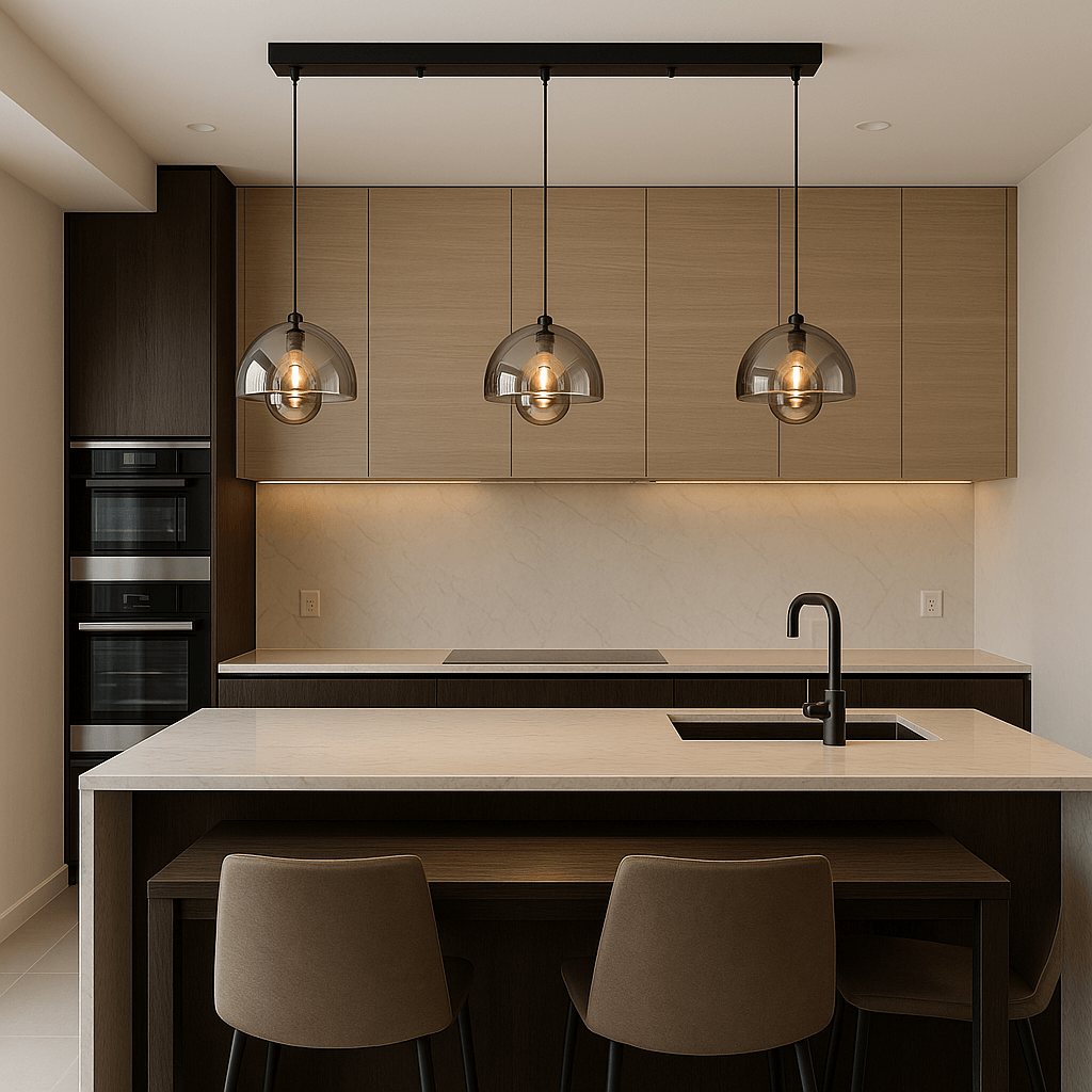 Modern 3-Light LED Pendant Light Kitchen