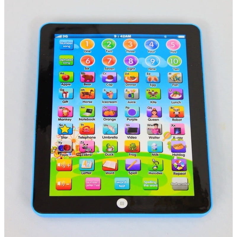 Interactive Learning Tablet for Toddlers with Sound, Colours & Quiz Function – 7.5 Inches