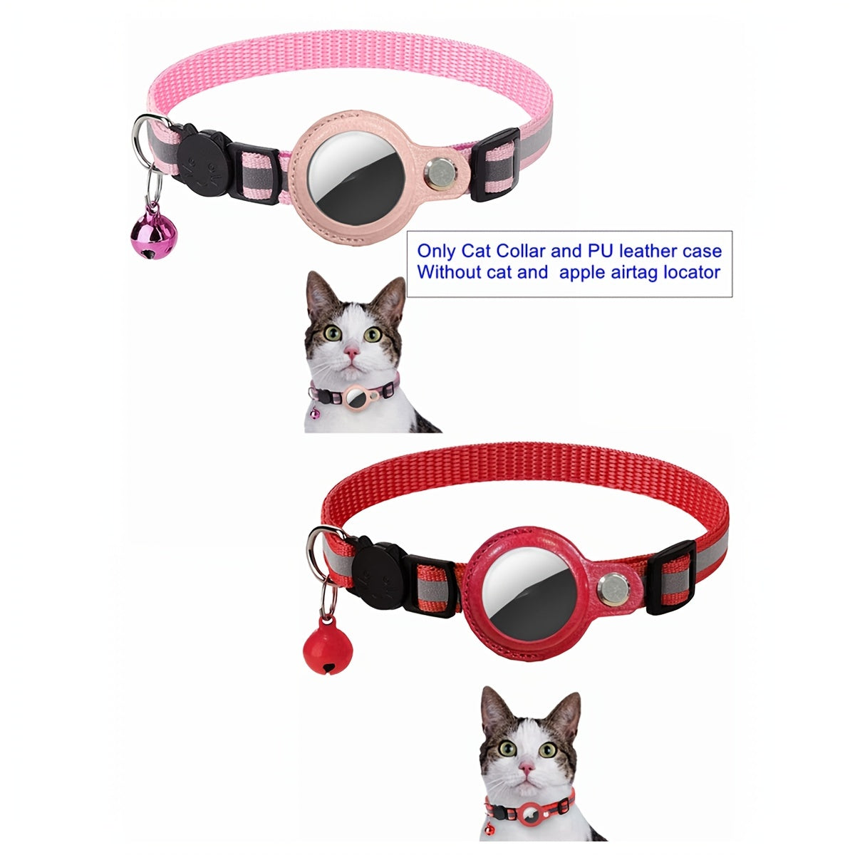Reflective Cat Collar – Safety Buckle and Bell for Extra Visibility
