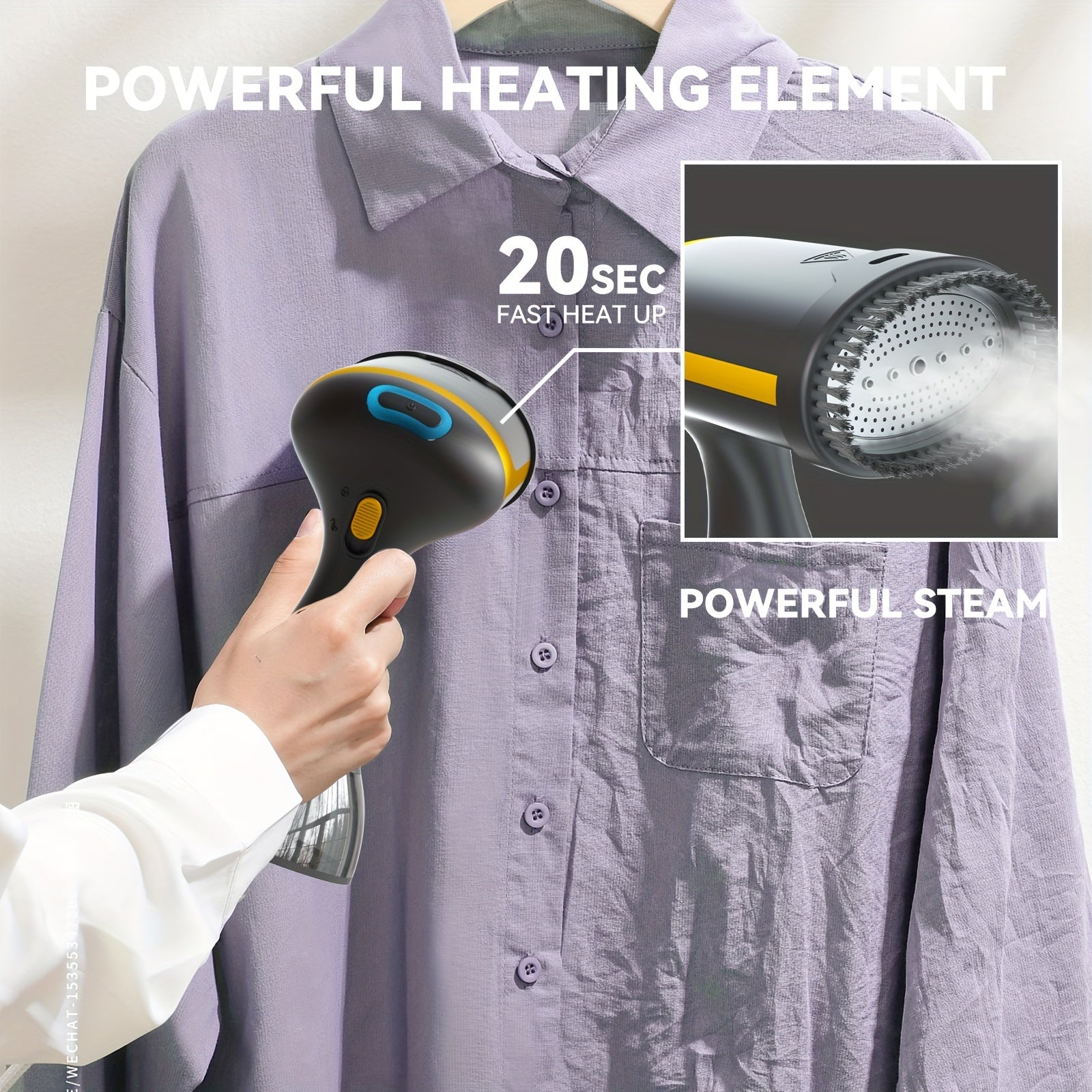 Portable Handheld Steam Iron – Efficient and User-Friendly for Home and Travel