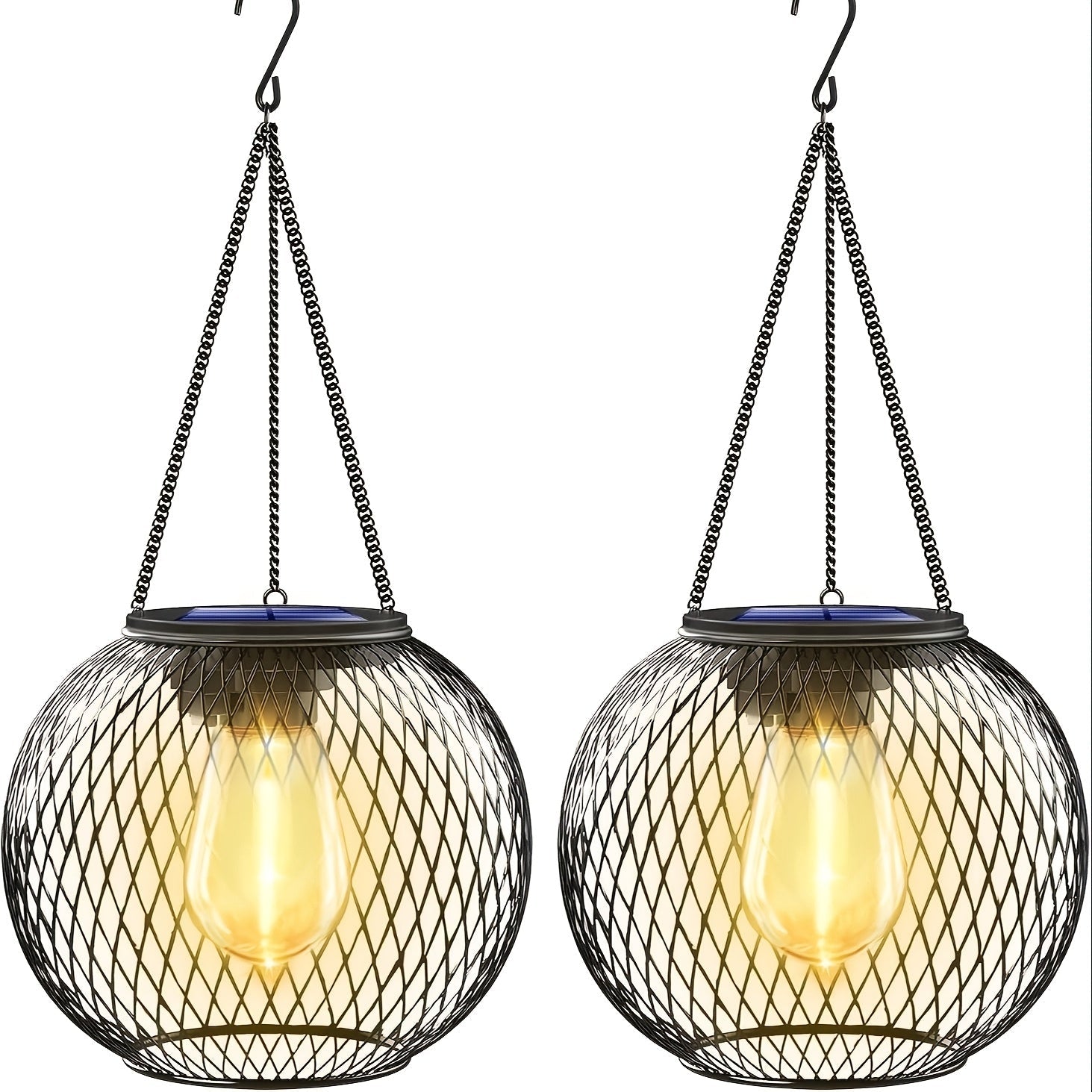 Wooden Solar Garden Lantern – Ideal for Evening Lighting in the Garden