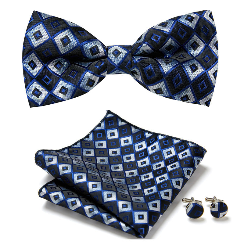 Three-Piece Set with Stylish Bow Ties