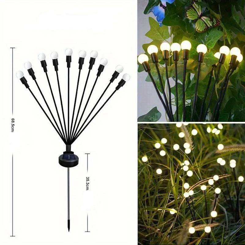 FireFlies | atmospheric LED garden lighting | Solar-powered garden lamps outdoor lighting automatic LED lights weather-resistant energy-efficient easy to install safe outdoor lamps aesthetically pleasing for garden and balcony