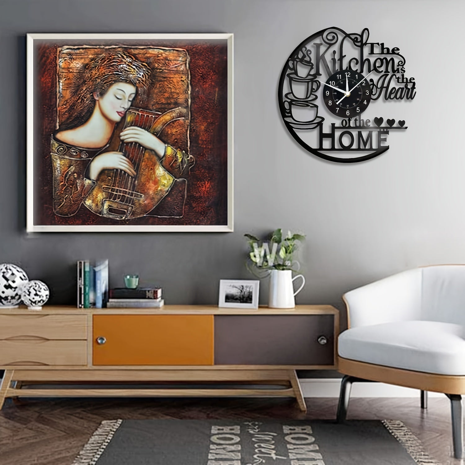 Charming Kitchen Wall Clock – For a Cosy Atmosphere