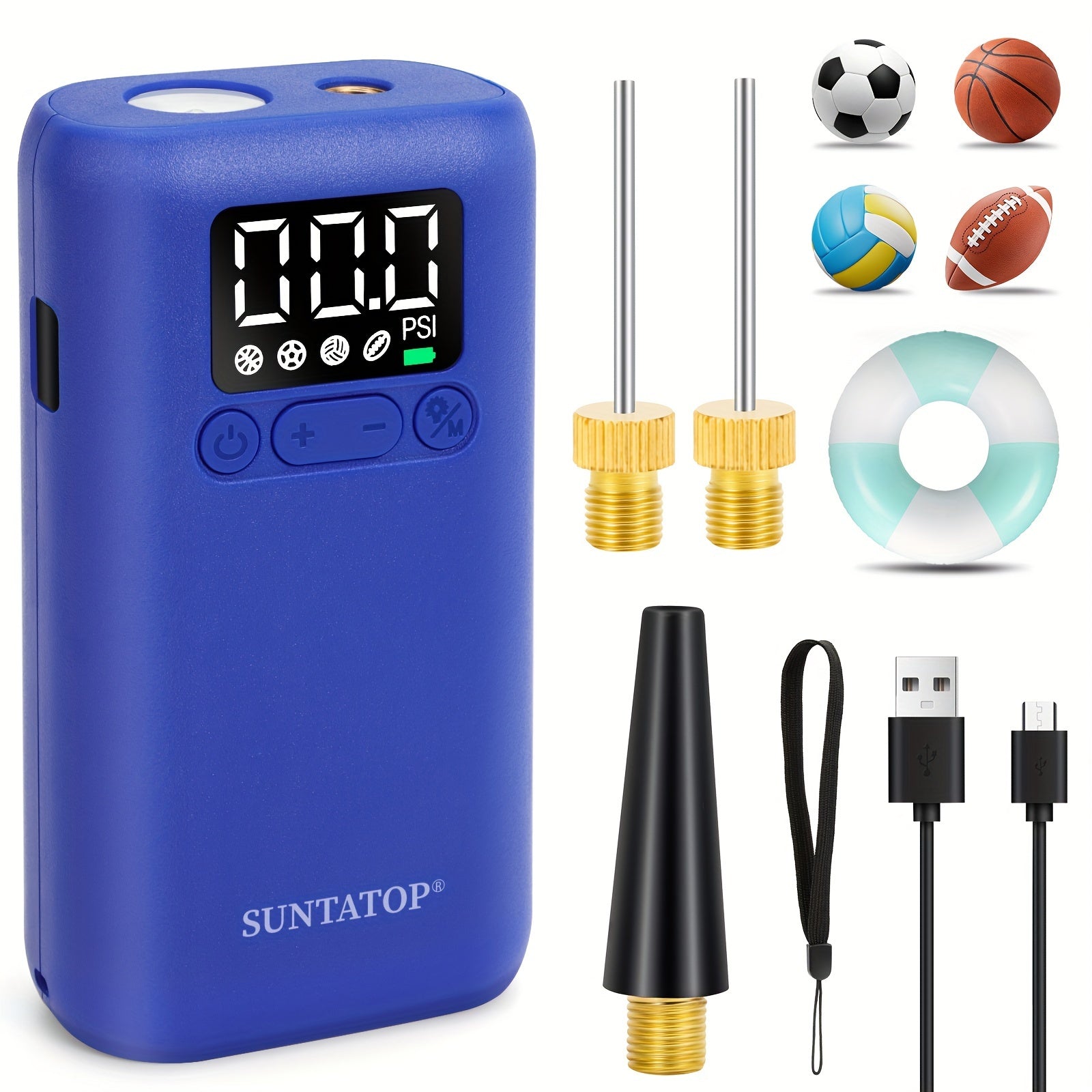 Automatic Ball Pump 20 PSI – Quick and Convenient for Various Sports Balls