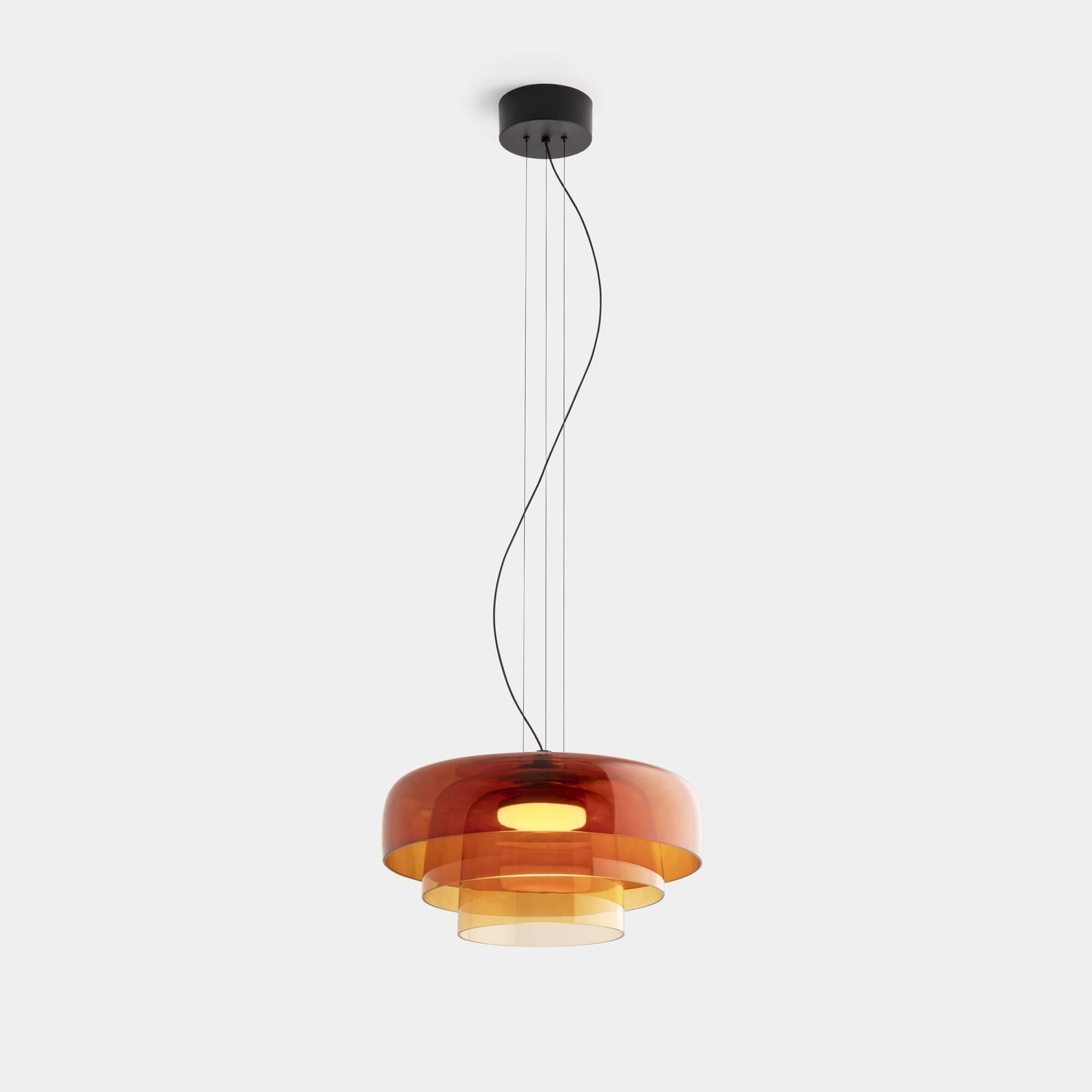 Norwegian Glass Pendant Lamp - Unique Design