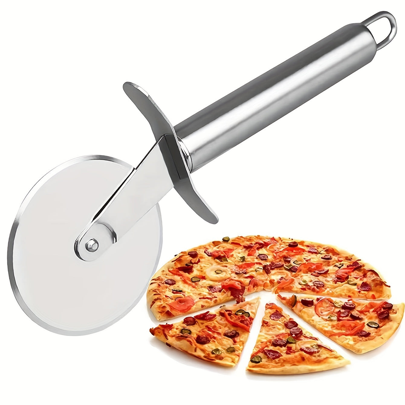 Stainless Steel Pizza Cutter – Efficient and Stylish Kitchen Tool for Perfect Slices