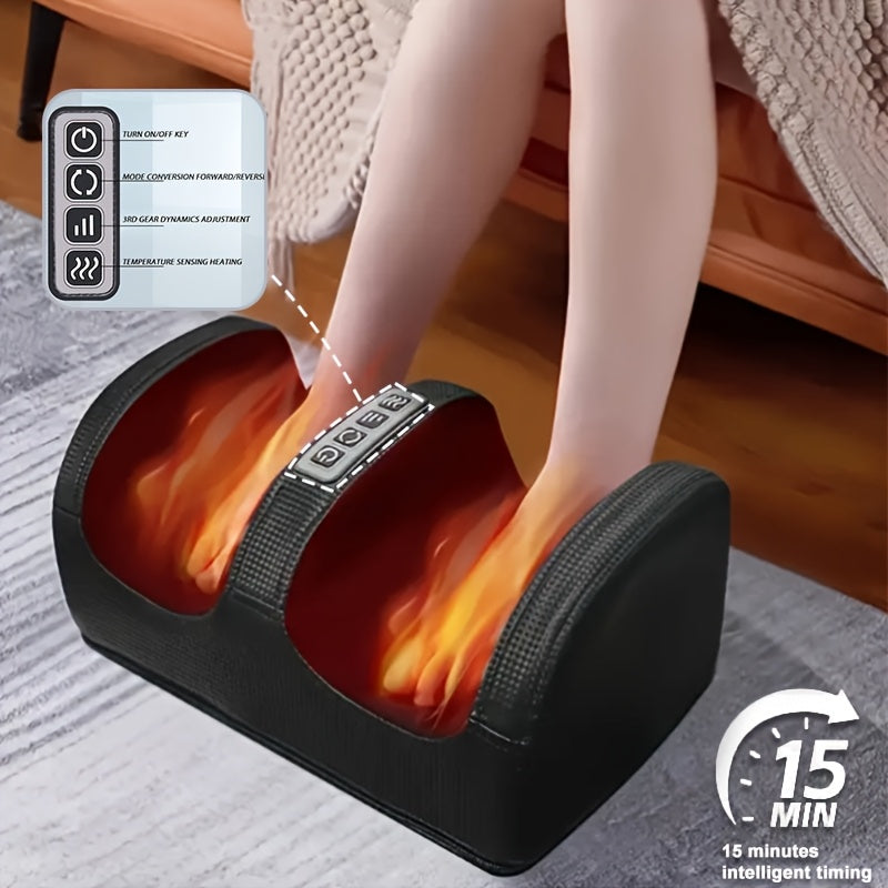 Solar-Powered Foot Massager – Comfortable Massage with Heat and Kneading