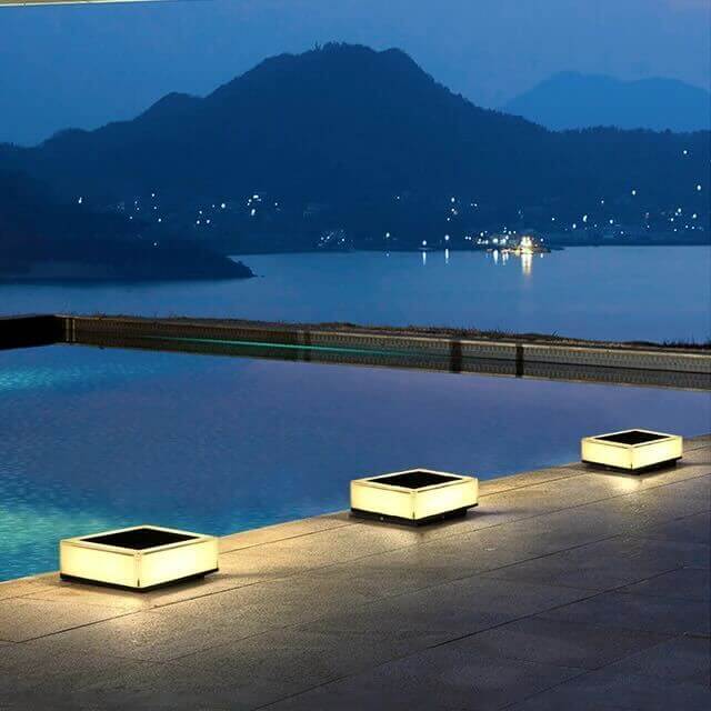 Modern Outdoor LED Solar Light - Sustainable
