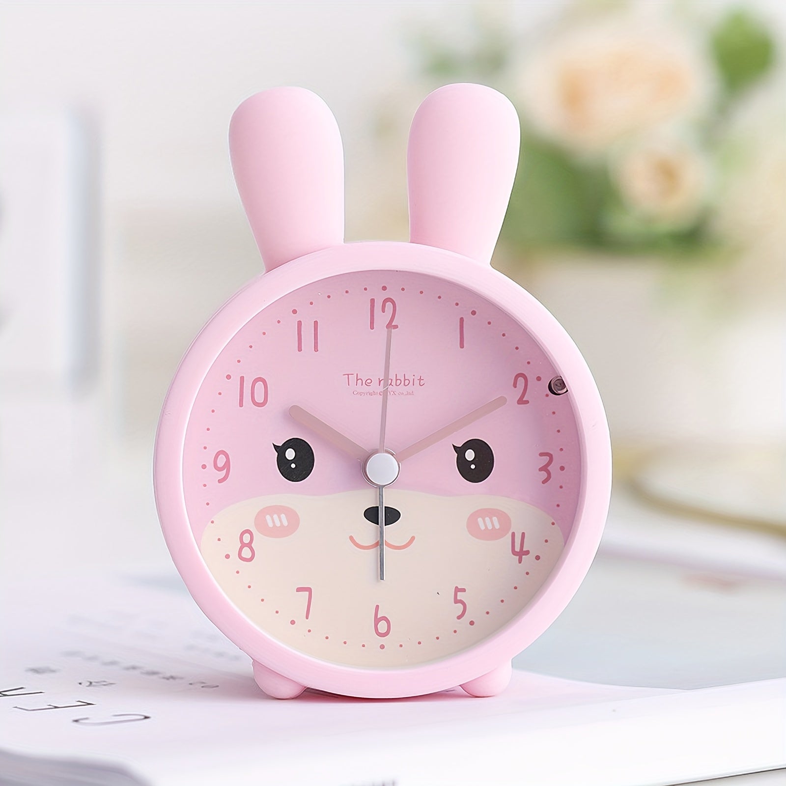 BunnyTime Silent Alarm Clock - For a Calm and Cute Morning
