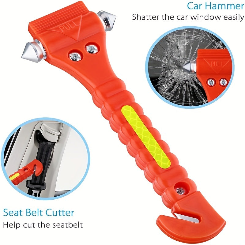 Safety Hammer & Seatbelt Cutter - Essential Survival Tool for the Car