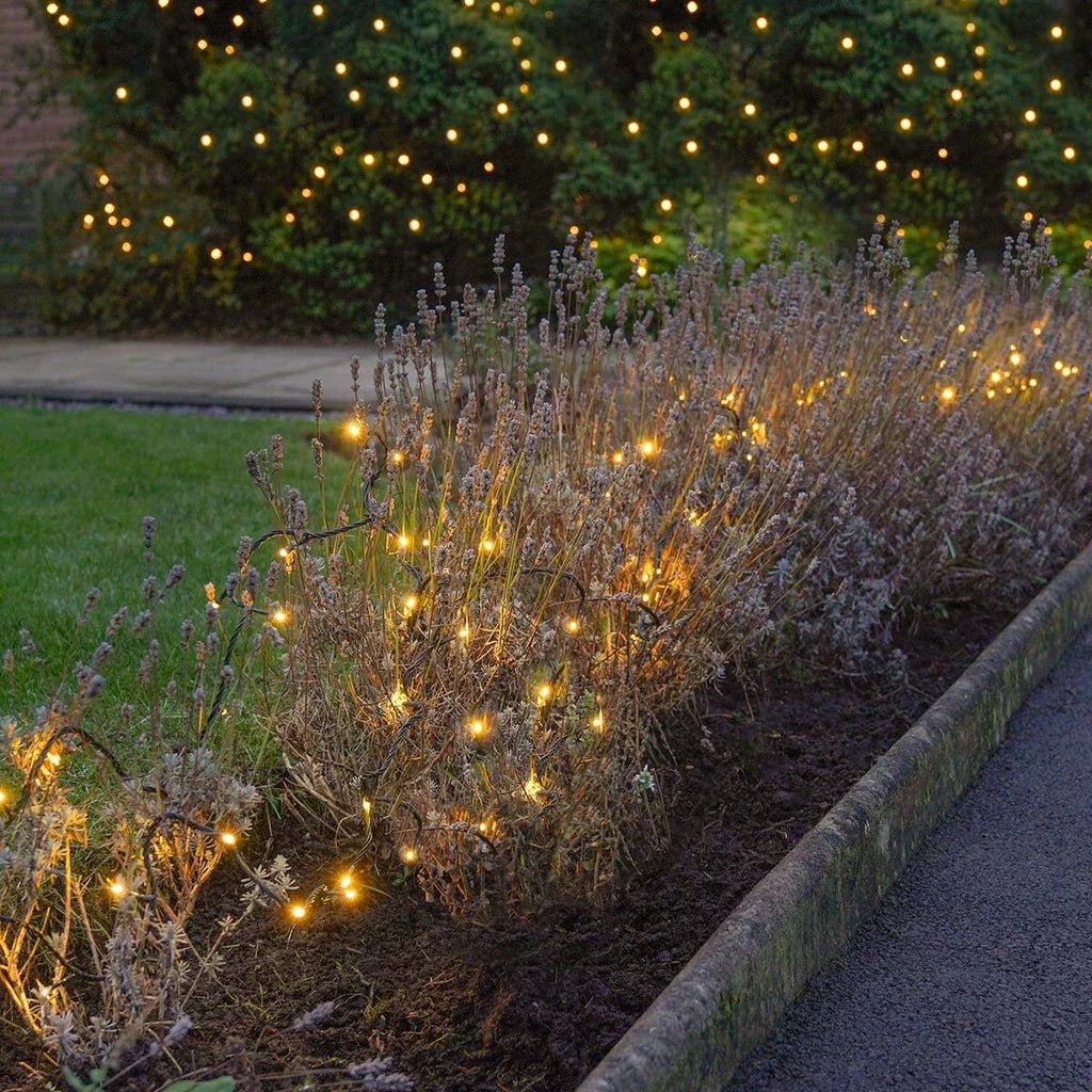 LED Christmas Lights for Outdoor Use - Connectable Extra Energy-Efficient Ambient Lighting for Trees and Gardens