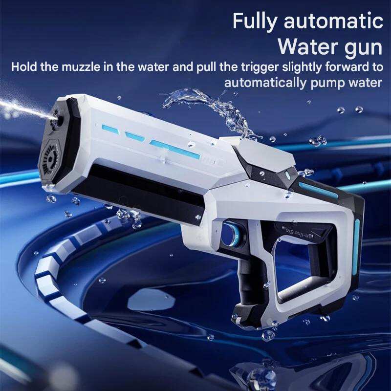 Automatic Water Gun with 1L Tank & 10m Range – Pure Summer Fun