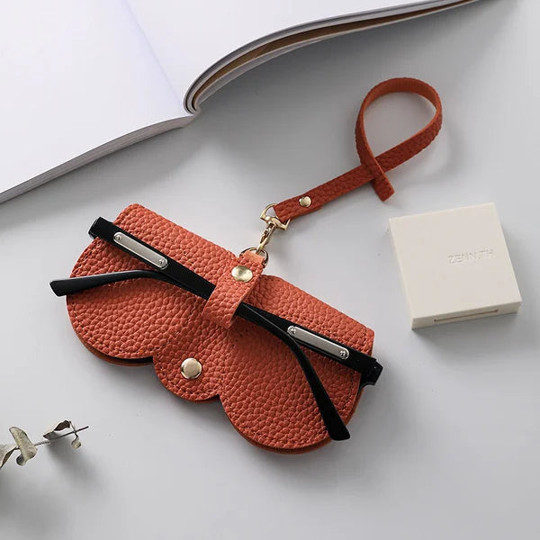 Soft Leather Sunglasses Case