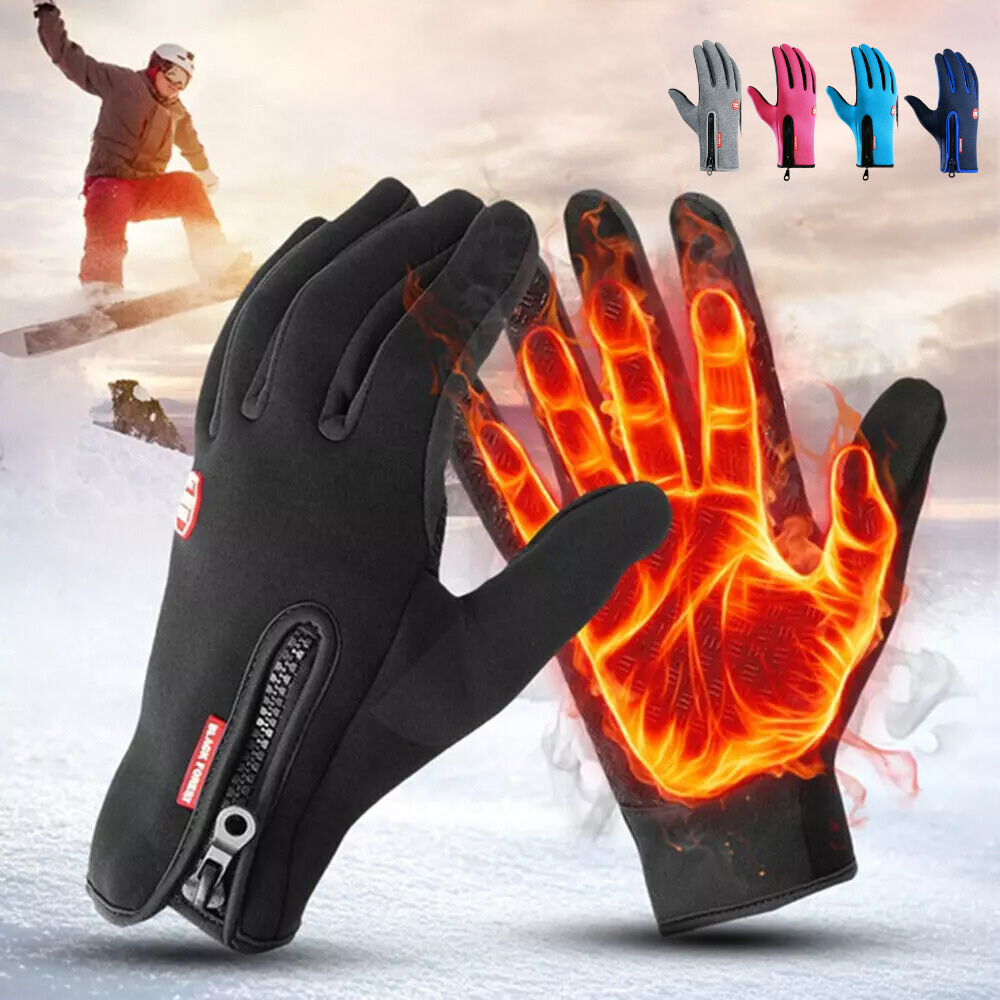 Unisex Heated Winter Sports Thermal Gloves