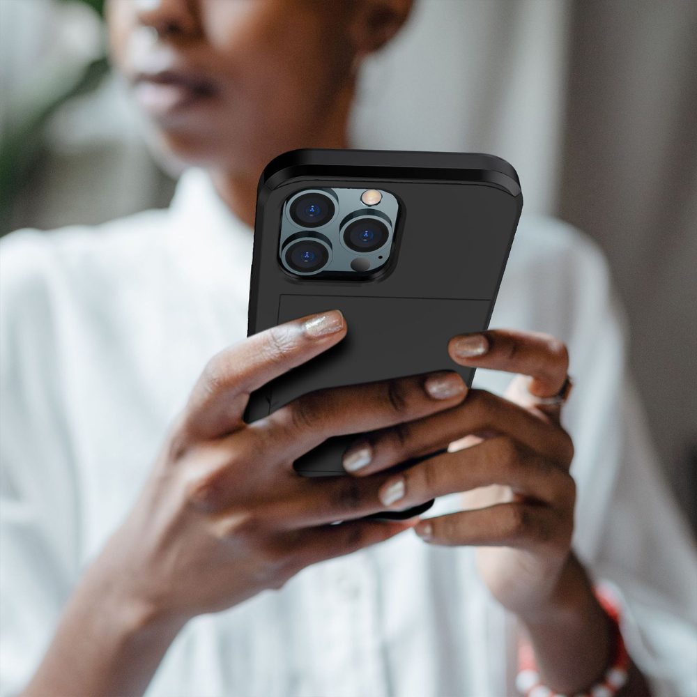 MobuLux | iPhone Wallet Case | Luxury Phone Case with Card Slot and Protection