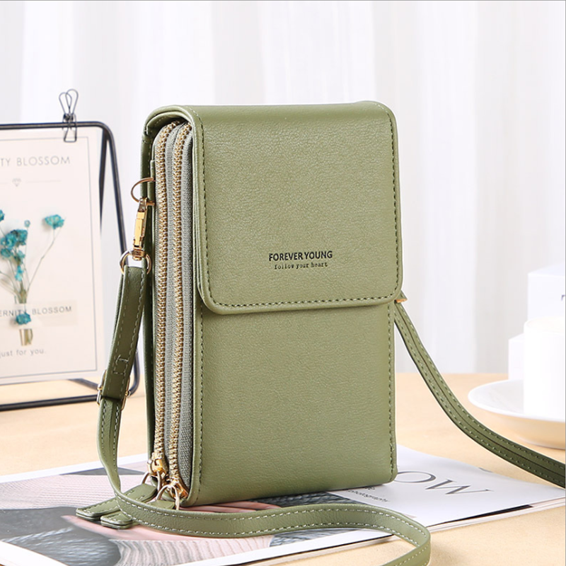 Touchscreen Phone Bag with Wallet Function – Compact Crossbody for Daily Use