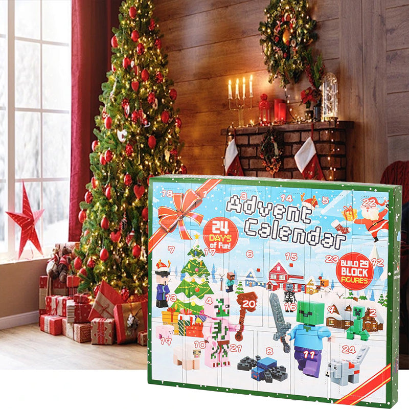 CrystalBuild Elite Advent Calendar | 29 Creative Figures for Kids' Christmas Countdown