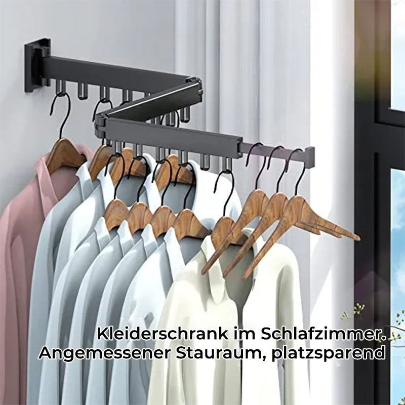 Clothes Rack with Folding Aluminium Hook