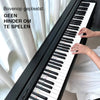 Removable Note Labels Made of Silicone for 88-Key Pianos and Keyboards