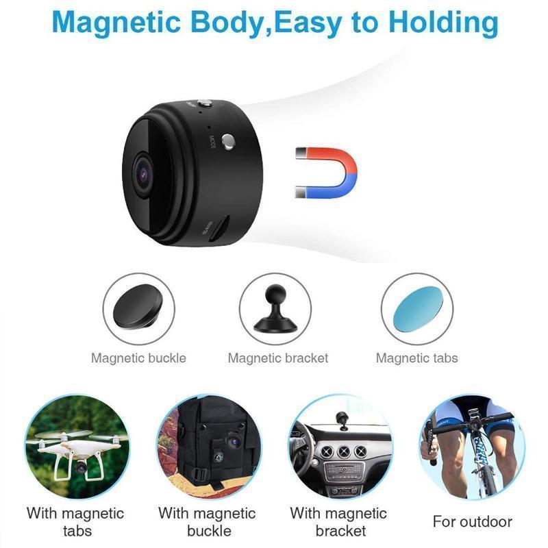 Magnetic 1080p Wi-Fi Mini Camera