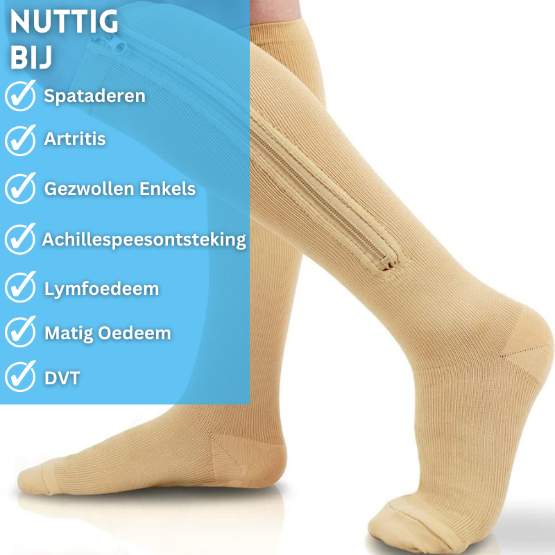 Compression Socks 2.0 with Zip | Enhanced Comfort