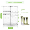 360° Rotating Makeup Organizer