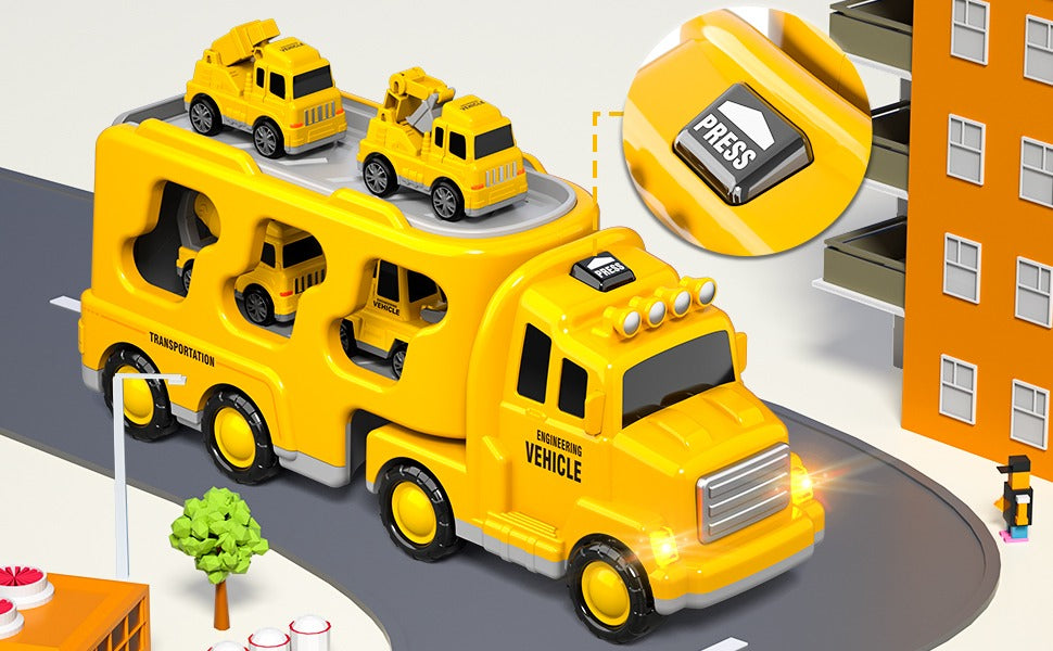 Magical Car City with Light and Sound Effects