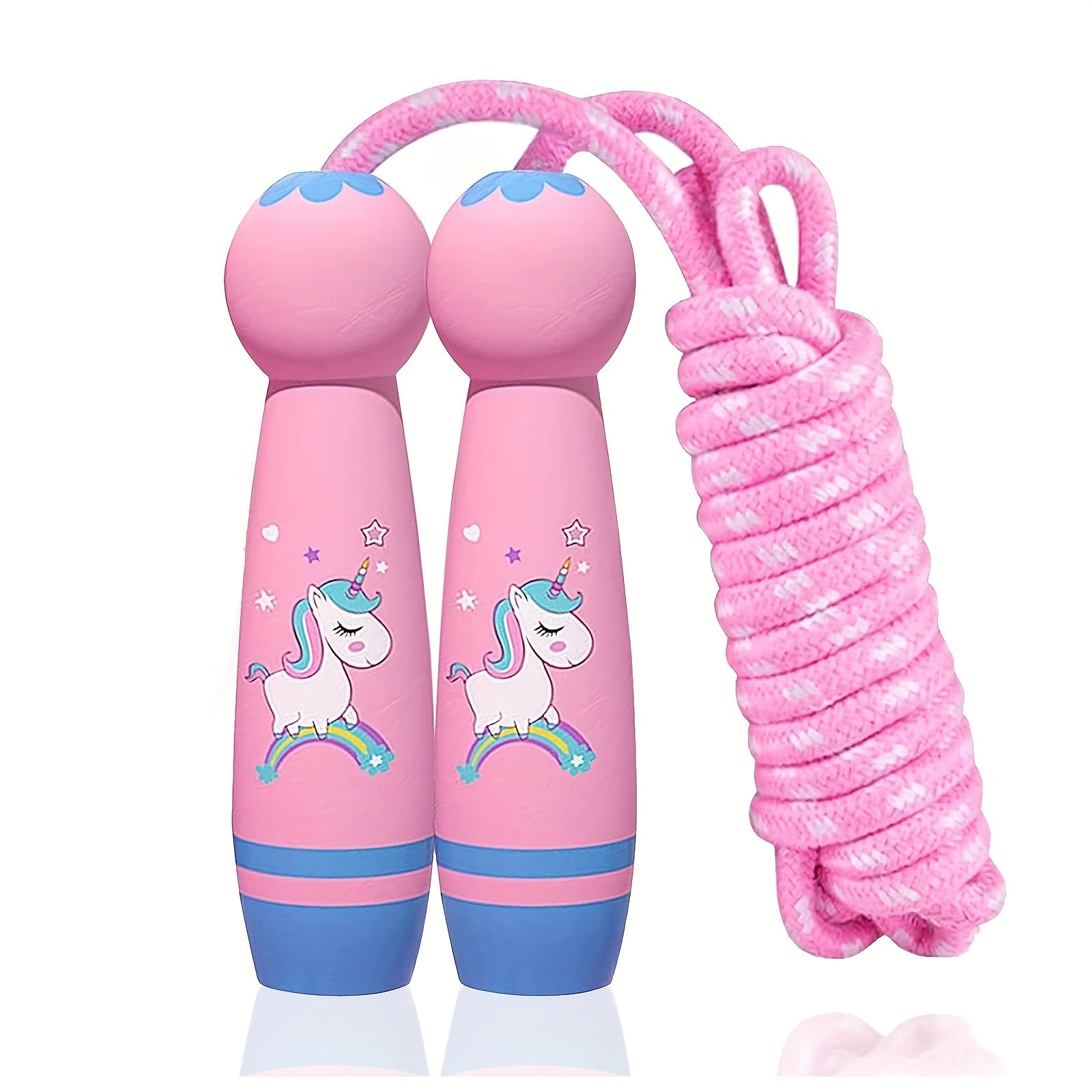 Unicorn Jump Rope - Fun Jump Rope for Children with Wooden Handles