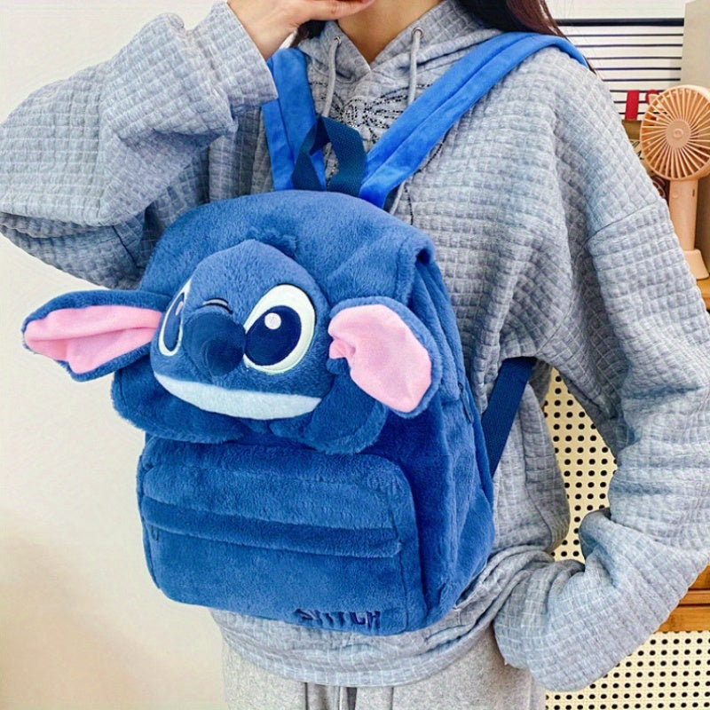 Disney Stitch Plush Backpack for Children – Cute and Durable for School and Daily Use