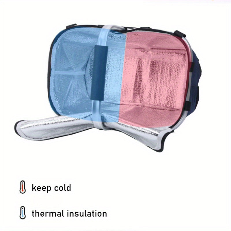 Foldable Insulated Picnic Basket – Durable and Spacious for Summer Adventures
