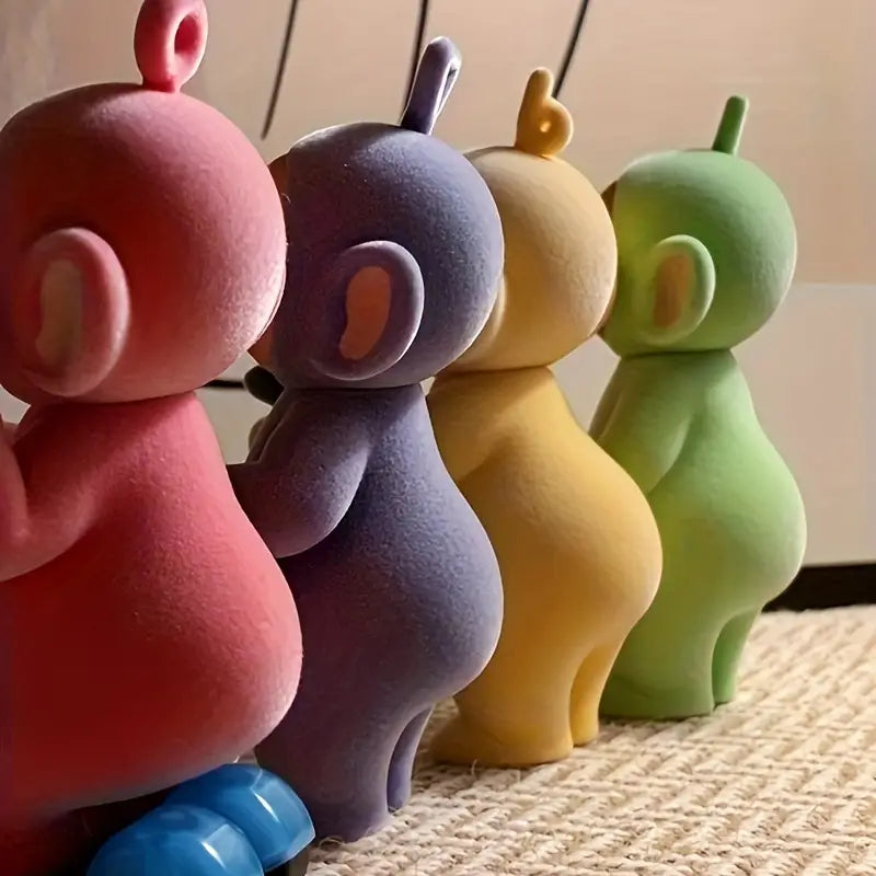 Teletubbies Pyjamas – Ultra-soft Flannel Jumpsuit with Hood for Halloween and Costume Play