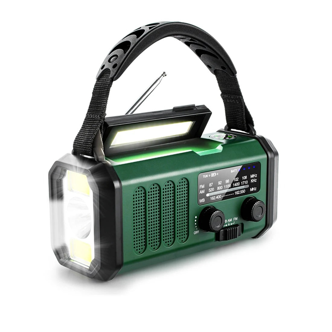 Professional Emergency Radio - Solar & Wind-Up - #1 in Emergencies